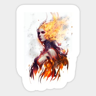 Fire Sticker